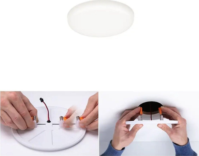 Spot LED për brenda Paulmann Veluna 92390, 4.5W, dritë e bardhë neutrale, i bardhë satin