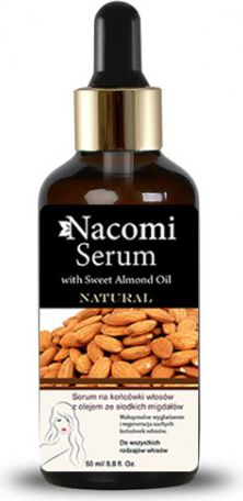 Serum për flokë Nacomi, me vaj bajame, për maja, 50 ml