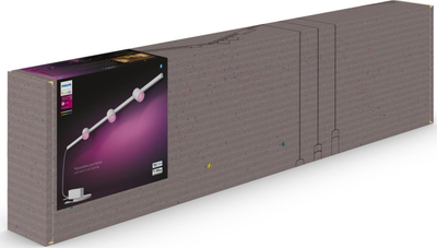 Sistem ndriçimi mur Philips Hue Perifo, 4 spote LED, smart Bluetooth, i bardhë