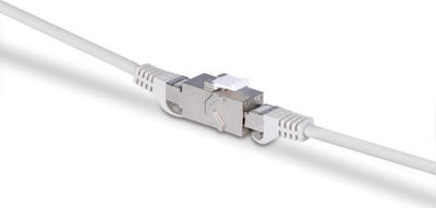 Përshtatës rrjeti Lindy CAT 6A Keystone, RJ45, 500MHz, metalik