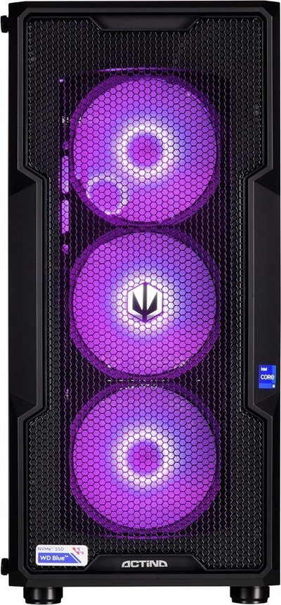 PC desktop Actina Ryzen 5 7600, 32GB RAM, RTX 4070 SUPER, 1TB SSD, i zi