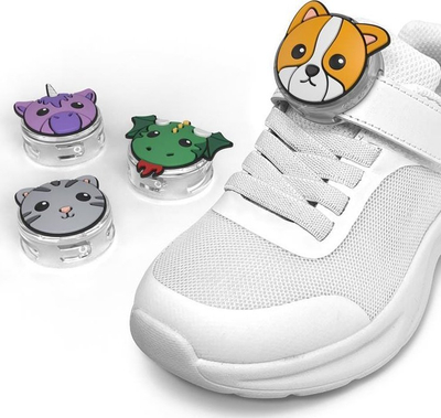 Mbajtëse TAGIMALS për Apple AirTag, set 4 copë, për këpucë për kalamoj, shumëngjyrëshe