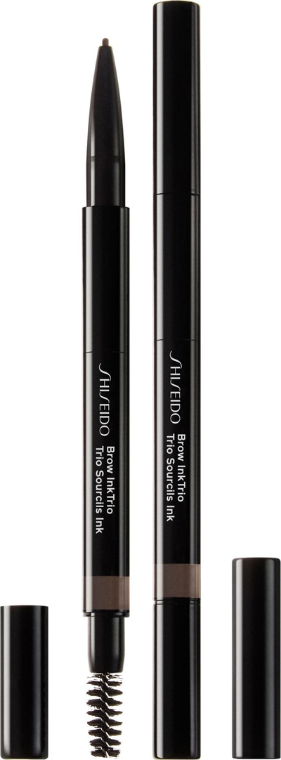 Laps për vetulla Shiseido Brow InkTrio, 3 në 1, Deep Brown
