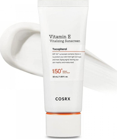 Krem dielli COSRX Vitamin E Vitalizing Sunscreen, SPF 50+, 50ml