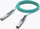 Оптички кабел Убиквити UACC-AOC-SFP10-10M, 10Gbps, 10m, аква боја