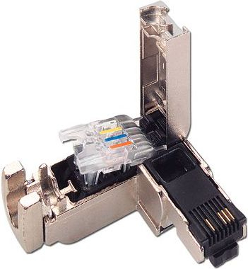 Lidhës industrial Siemens 6GK1901-1BB20-2AE0, për rrjete dhe panele, gri
