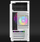 Kuti kompjuteri Aqirys BellatrixPRO MiniTower, panel akrilik, Rainbow LED, e bardhë