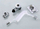 Set dushi AG176B, kokë dushi me 2 funksione, zorrë spirale, ngjyrë argjendtë