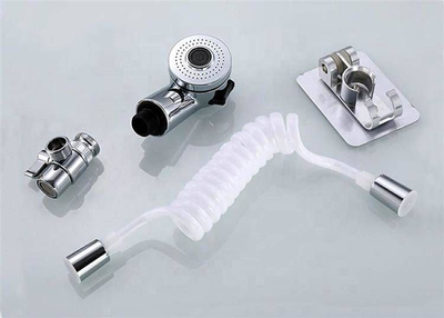 Set dushi AG176B, kokë dushi me 2 funksione, zorrë spirale, ngjyrë argjendtë