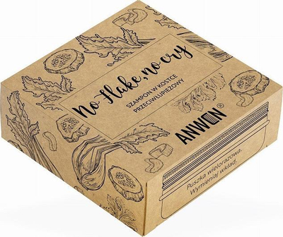 Shampo solide kundër zbokthit Anwen No Flake No Cry, 75g, me kuti alumini