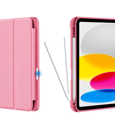 Futrollë për tablet Tech-Protect SC Pen, për iPad 10.9 2022, me mbajtëse lapsi, magenta
