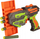 Lodër pistoletë me shigjeta Mega Creative Dart Gun, set me gëzhoja, plastike, portokalli jeshile