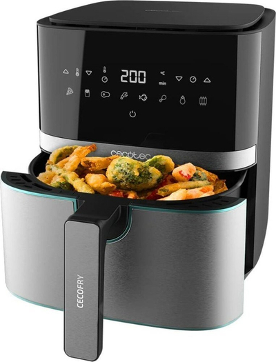 Fritezë me ajër Cecotec Cecofry Full Inox 5500 Pro, 5.5 L, 1700 W, inoks