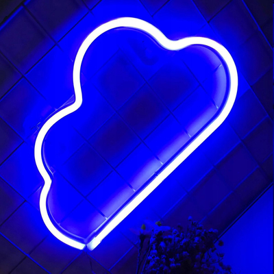 Llambë dekorative APT ZD79C, si re, LED Neon, blu