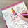 Liber ngjyrosjeje SES Creative 111 Unicorn, 15 faqe, 40 ngjitëse me shkëlqim, shumëngjyrësh