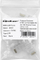 Konektorë modular RJ45 Qoltec CAT5e, UTP, pina me veshje ari, set me 10 copë