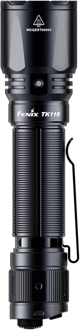 Elektrik dore Fenix TK11R, LED, i fuqishëm, i zi