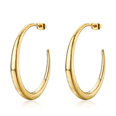 Vathë rrethorë Sagapò SHK121 Chunky, çelik 316L, gold PVD, ngjyrë ari