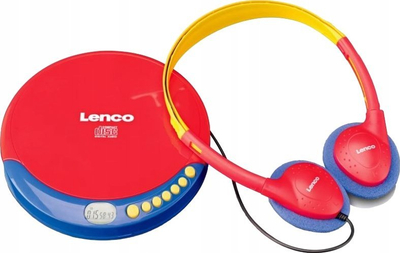 Портабилен CD плеер Lenco CD-021KIDS, за деца, функција полнење, со батерии