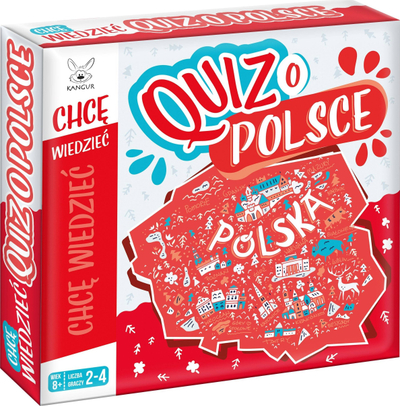 Loja kuiz Kangaroo I Want to Know Quiz About Poland, edukative, për gjithë familjen