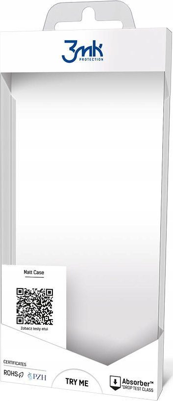 Këllëf telefoni 3mk Matt Case për Oppo Find X5 Pro, TPU, i zi mat