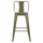 Tabure bar-i Melita HM8574.03, metal, 42x42x98 cm, ulliri i errët