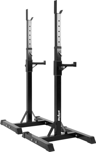 Stojca për shufër Rebel Active RBA-2402, deri 200 kg, me lartësi që rregullohet, ngjyrë e zezë