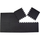 Сет подна подлога Pure2Improve Puzzle Mat, 8 делови, пластика, црна