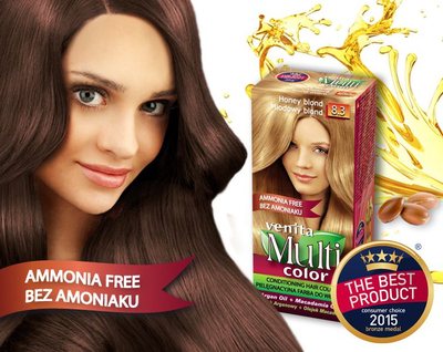 Ngjyrë flokësh Venita MultiColor 9.0 Pastel Blonde, ushqyese, bionde pastel