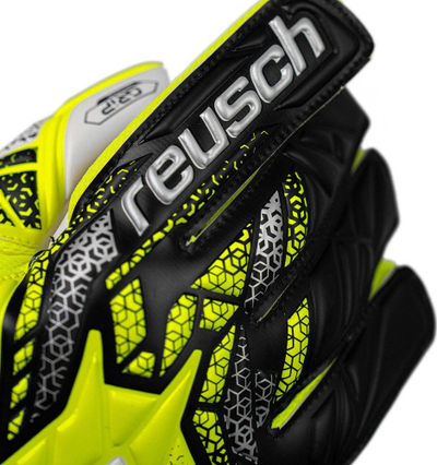 Doreza portieri Reusch Attrakt Grip M 5570815, Negative Cut, fushë natyrale, të verdha e të zeza
