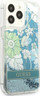 Kapak telefoni Guess GUHCP13LLFLSN, për iPhone 13 Pro / 13 6.1", Flower Liquid Glitter, jeshil