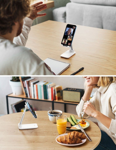Stendë telefoni Ugreen LP373, për telefon edhe tablet, e bardhë