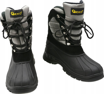 Çizme dimërore GEKO Winter Snow Boots Insulated High, madhësia 42, të zeza