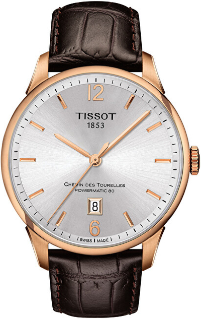 Orë dore për meshkuj Tissot T-Classic Chemin Des Tourelles T099.407.11.037.00, e kaftë