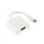 Përshtatës Sbox HDMI-M - VGA-F dhe audio aux, e bardhë