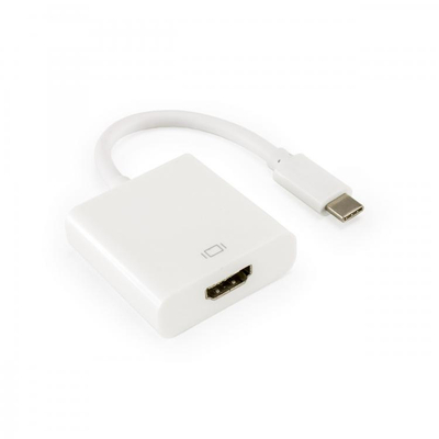 Përshtatës Sbox HDMI-M - VGA-F dhe audio aux, e bardhë