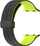 Rrip silikoni 4wrist për orë Apple 42/44/45/49 mm, i zi/verdhë