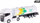 Maket kamioni Welly Scania V8 R730 BP Oil Tanker, 1:64, i bardh