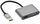 Adapter video RoGer RO-DGK-2IN1-2, USB 3.0 në VGA dhe HDMI, Full HD, i zi