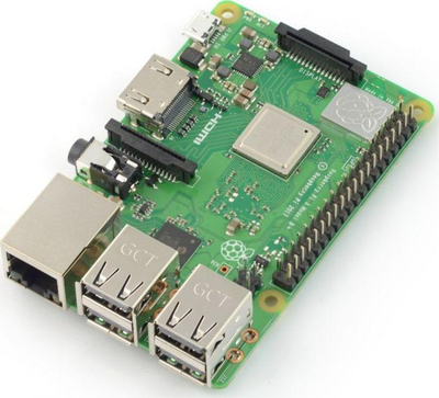 Kit zhvillimi Raspberry Pi 3B Plus, BCM2837 1.4GHz, valixhe transporti, i gjelbër