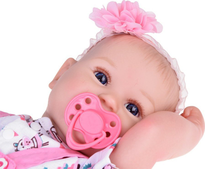 Kukull bebe Baby Doll Sweet Pink, 50 cm, me aksesorë, rozë