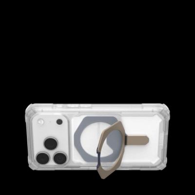 Mbrojtëse telefoni UAG Plasma XTE MagSafe për iPhone 17 Pro, transparente/titanium