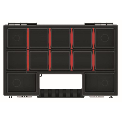 Organizues veglash Prosperplast KNOS302010S, 24 ndarje, 287 x 186 x 100 mm, i zi