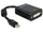 Adaptor video Delock 65098, Mini DisplayPort në DVI I, i zi