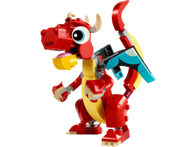 Set konstruktues LEGO Creator Red Dragon 3in1 31145, 149 pjesë, mbi 6 vjeç, i kuq