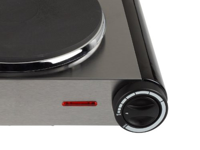 Plitë elektrike Tristar KP-6191, 1500W, 1 vend gatimi, inox e zezë