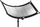 Reflektor i lakuar GlareOne Arc, 60 x 120 cm, set 4 në 1, i argjendtë