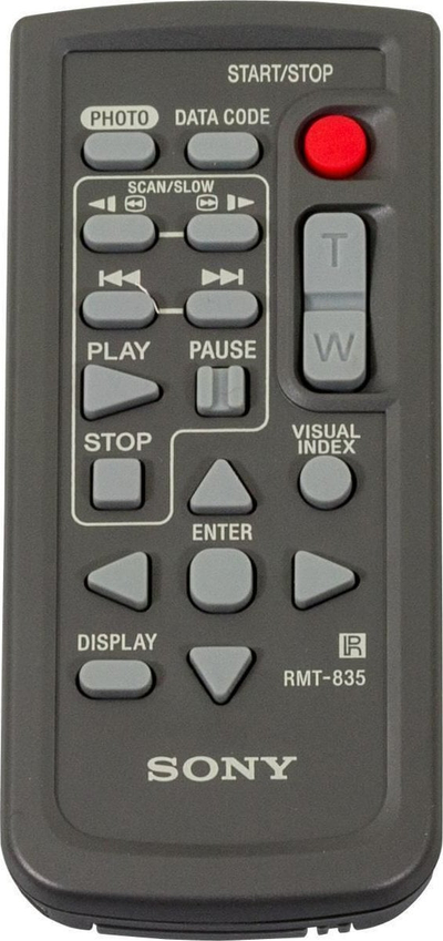 Telekomandë Sony RMT-835, 103 x 51 x 32 mm, 40 g, gri