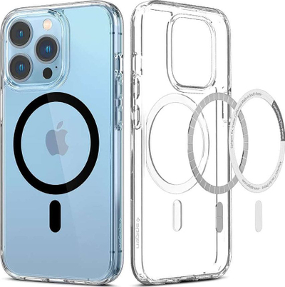 Mbrojtëse telefoni Spigen Ultra Hybrid Mag, për iPhone 13 Pro, MagSafe, transparente