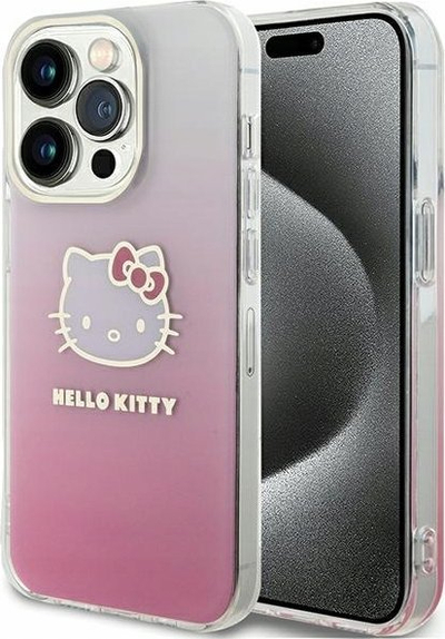 Mbulesë telefoni Hello Kitty HKHCP14XHDGKEP, për iPhone 14 Pro Max 6.7", hardcase TPU, rozë